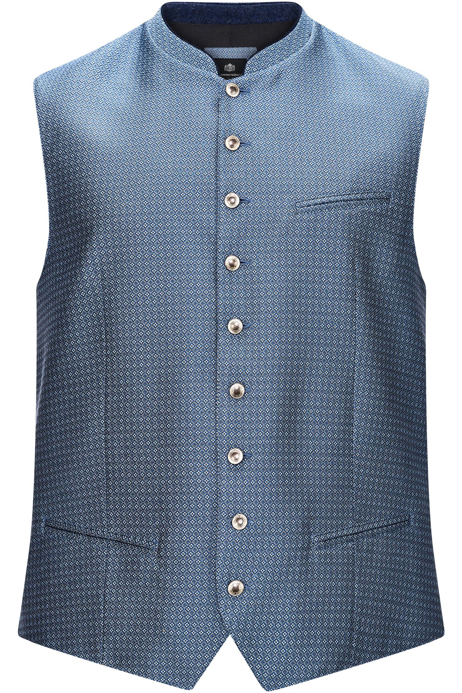 Hammerschmid Weste Mathias in Blau in Langgröße